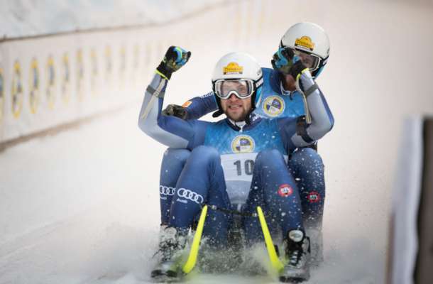 Patrick Pigneter y Florian Clara á davagné te Passeier. (© Miriam Jennewein)
