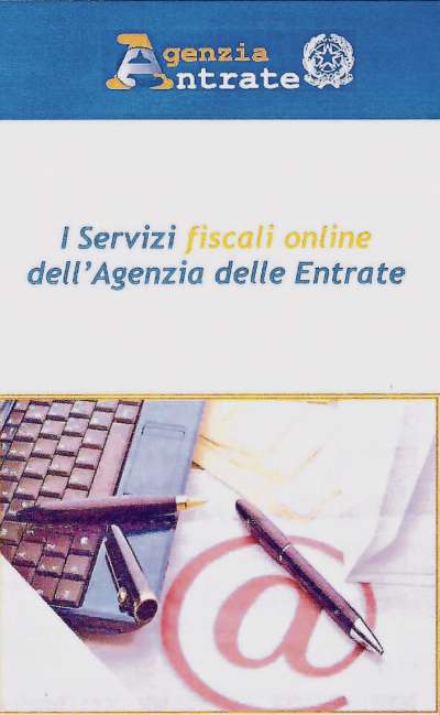 El sito online de ra Agenzia de ra Entrates, agnó che se pó fei un grun de laore, senza dorà ra cartes, senza se moe, noma a dorà un conputer.
