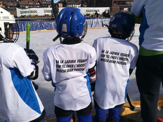 I falchec al Pond Hockey con la maia spezièla.
