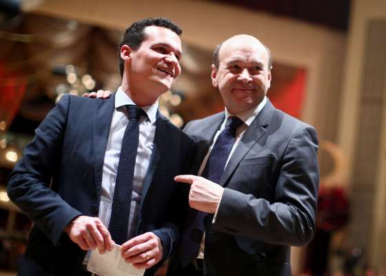 André Comploi y Dominique Meyer, resp. coordinadú artistich y "sovrintendente" dl Teatro alla Scala de Milan. (© Alexander Tuma)
