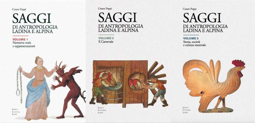 La soracuertes di 3 volumes con l’opera de l’antropologh.
