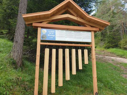 Le tabele con valch pirola su la storia, le mondure e le tradizion de la Musega de Vich sul troi che rua sun Pianac. 
