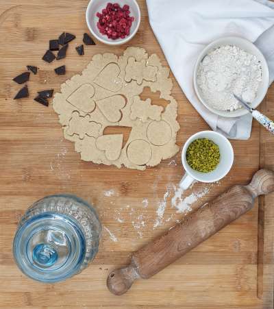 T'La Usc podëise lí na rezeta de biscoti da Nadé particolars. 
