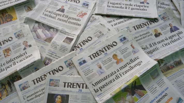 L sfoi »Trentino« l'é vegnù fora en sabeda ai 16 de jené del 2021 per l'ultima outa.
