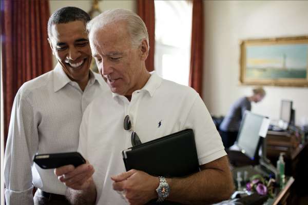 Barack Obama y Joe Biden.
