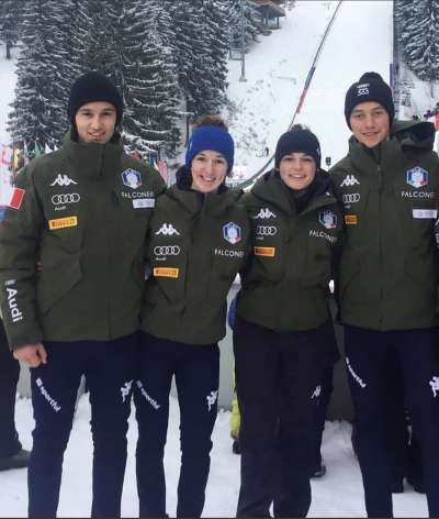 Daniel Moroder, Jessica Malsiner, Daniela Dejori y Mattia Galiana sarà ie nce chëst ann leprò pra i Mundiei Junior.
