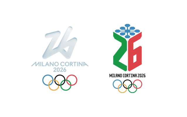 Par el logo de ra Olimpiades d'inverno 2026 se pó zerne un de ste doi disegne.

