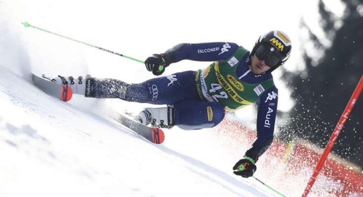 Hannes Zingerle é por le secundo iade campiun talian de slalom lerch. (foto: fisi.org)
