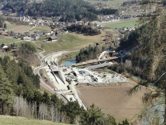 Situaziun pro le punt, ai 4 d’aurí. (Foto: Franz Frenner/San Laurënz)
