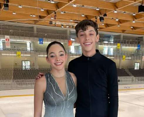 Martina e Matteo Marchioni a Torin.
