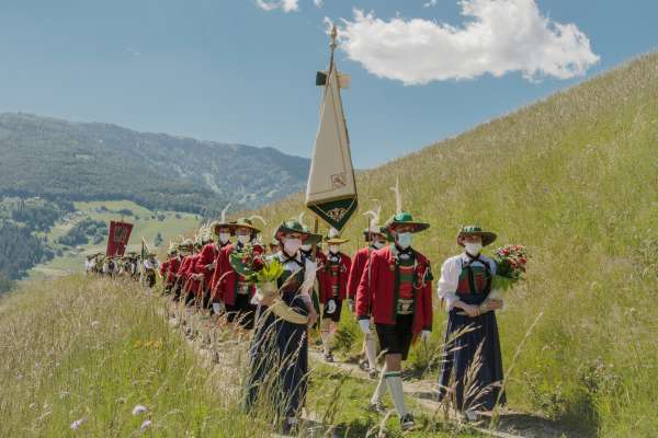 I Scizeri en gaujiun dla Festa dl Cör de Gejú iniann. (Foto: Scizeri La Pli)
