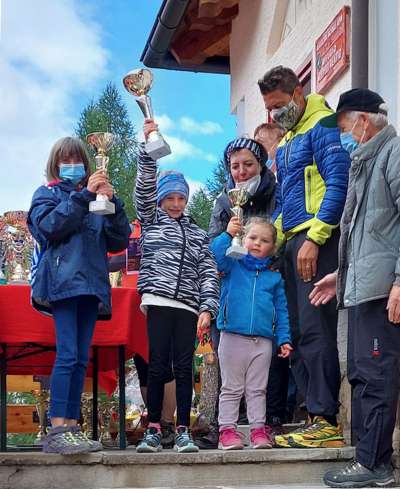 L podie de la atletes più picoles che à tout pèrt al Trofeo Contrin.  
