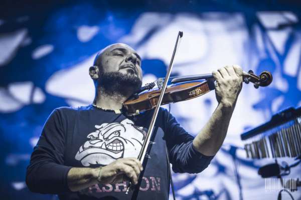 L violinist di Nomadi Sergio Reggioli.

