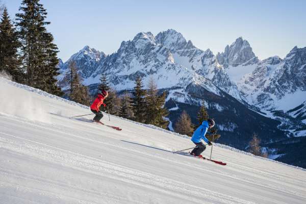 Al é sté na bona sajun dai schi tles Dolomites. foto: dolomiti superski/wisthaler
