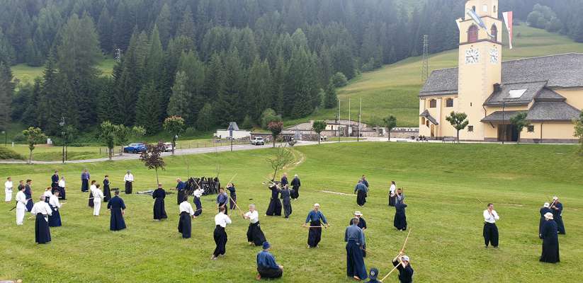 I prateganc de Budo te Pra del Preve a Soraga.
