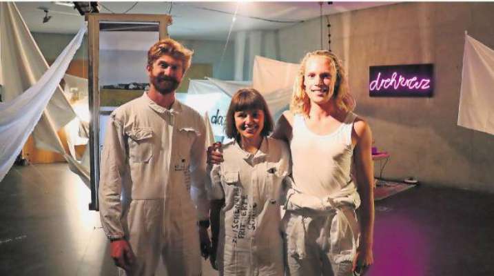 Christian Ptacek, Magdalena Hilpold y Laurin Buitmann.
