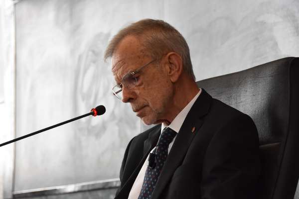 Le prof. Luca Serianni. (Foto: Stefania Sepulcri – ofize stampa Université La Sapienza)
