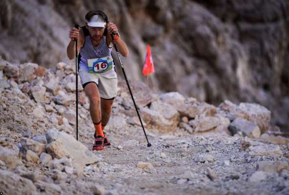 Daniele Felicetti, chiò a la DoloMyths Run te Fascia, à vent l 45° Trofeo Contrin.
