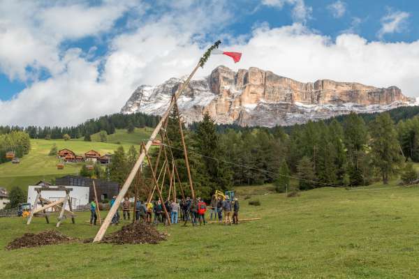 Al vëgn arvërt sö le lëgn da segra. (foto de Janpaul Irsara) 
