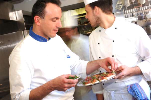 L chef Paolo Donei del Restorant Malga Panna.
