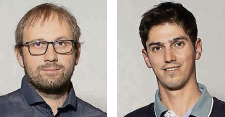 Walter Alfarei y David Rier (foto: Helmuth Rier).
