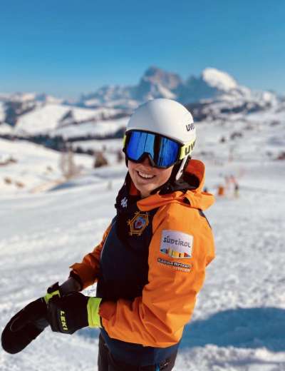 Vicky Bernardi, arjënt mondial a St. Anton am Arlberg. 
