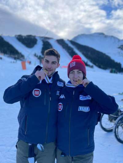 Chiara Mazzel e sia guida Fabrizio Casal.
