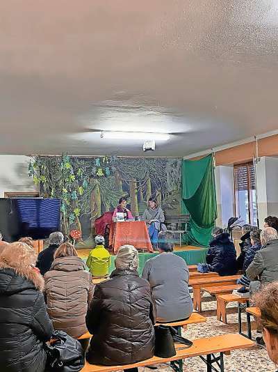 N moment de la prejentazion del liber de Luciana Palla.
