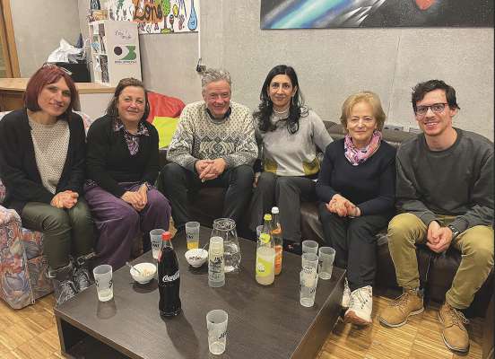 L Cunsëi de Furmazion de Urtijëi. Da m.c.: Karin Rabanser, Claudia Urthaler, Georg Senoner, Anna de Biase, Matilde Goller y l presidënt nuef Pauli Moroder. L mancia Brigitte Runggaldier y Johann Kostner.
