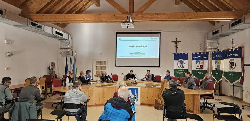 La sescion forestala col Comun e la Frazions de Sèn Jan.
