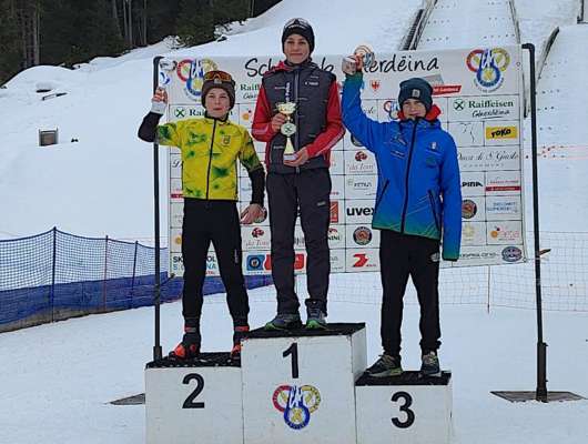 L podie de combinèda : 1° Tobias Chenetti e 2° Filippo Desilvestro 
