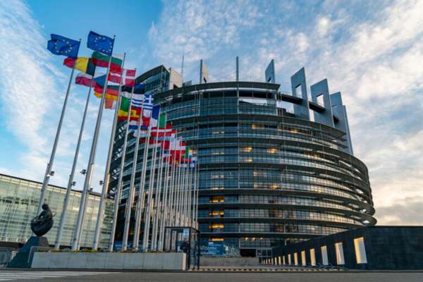 La senta del Parlament european a Strasbourgh.
