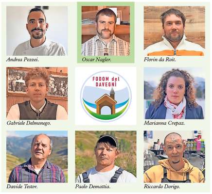 La lista »Fodom de Davignì«.
