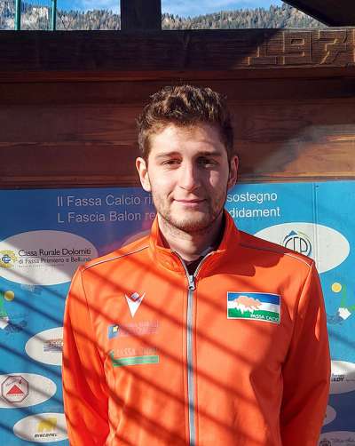 Giacomo Deflorian, autor del prum gol fascian.
