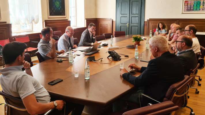 La Scontrèda stata en lunesc a Trent (foto Ofize Stampa PAT)
