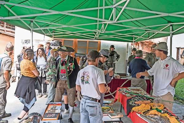 L stand del muejo de la viera de Pordou e i scizeri. (Foto: Alberto Battarelli)
