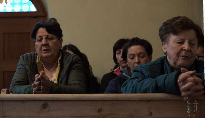 N mom&euml;nt fora dl film "Cincanta" de Paolo Vinati.
