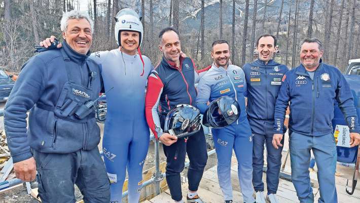 I prime su ra noa pista Eugenio Monti