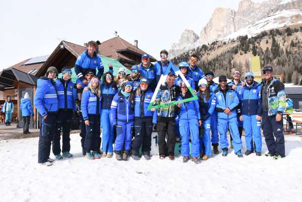 De passa 160 sun Pra di Tori col Ski Team Fascia