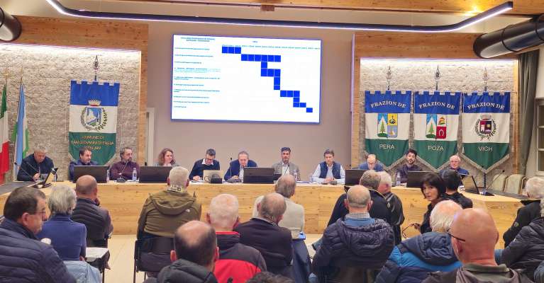 La radunanza de la sozietà Ciadenac te Comun de Sèn Jan.
