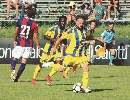Michael Bacher fajerà si ultima partida contra l Nago Torbole. N l à for prijà coche bon jugadëur. Foto: FC Gherdëina
