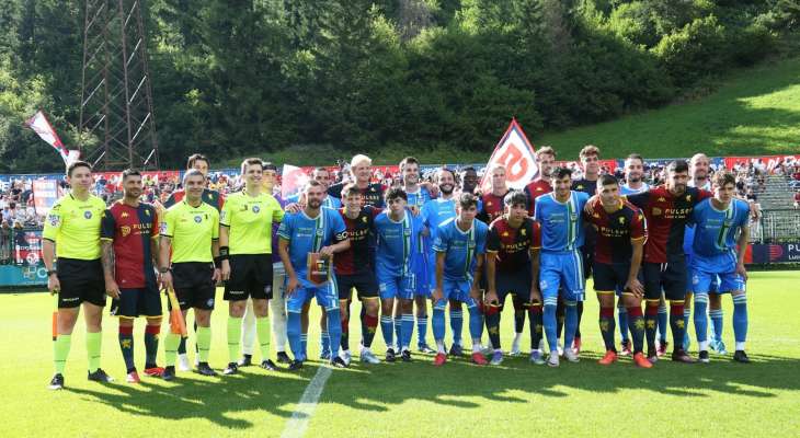 I jiadores del Genoa e del Fascia sul ciamp Benatti de Moena (foto: Paolo Benvenuto)
