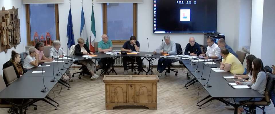 La sentèda del Consei de Comun de Moena.
