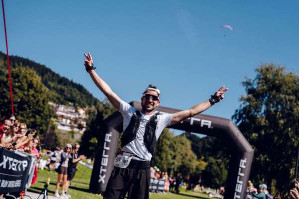 Mauro Rasom venjidor de la XTerra Dolomiti di Brenta Trail.

