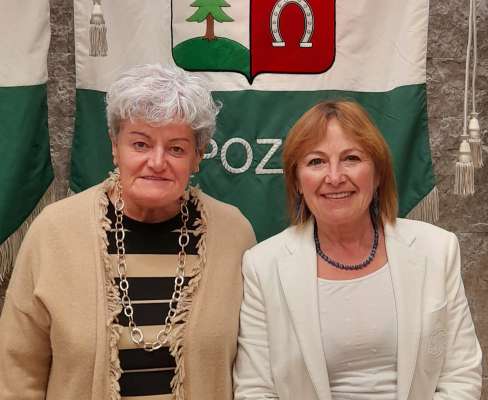 La Assessores Mirella Florian e Lucia Dellagiacoma.
