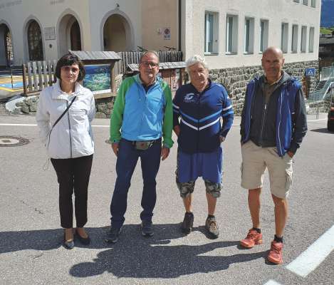 I mëinasculeies nueves de S. Cristina (da m.c.): Else Senoner Mussner, Günther Runggaldier (che ie bele da l ann passà leprò), Leo Senoner y Erwin Runggaldier.
