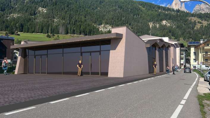 I rendering del projet del enjegner Norbert Bernard.
