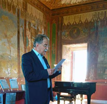 Fabio Chiocchetti à prejentà a Genzano l liber ‘Letres da Larcioné’.
