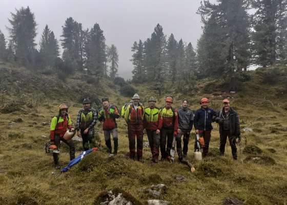 La scuadra che á taié fora barantli l’ann passé. (Foto: privat)
