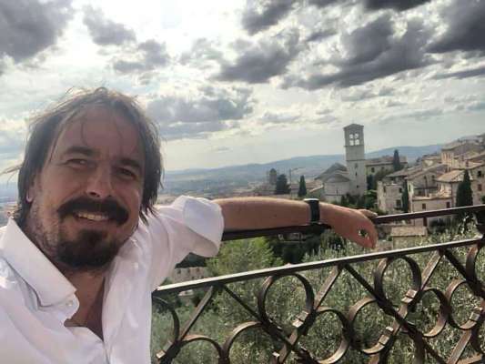 Christian Ferdigg a Assisi.
